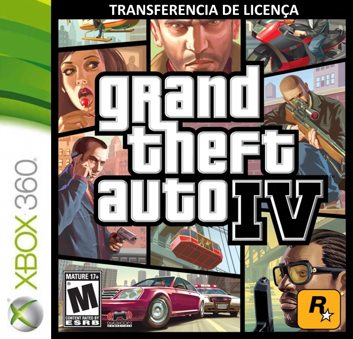 GTA IV – Licença Digital Xbox 360 - 95xGames