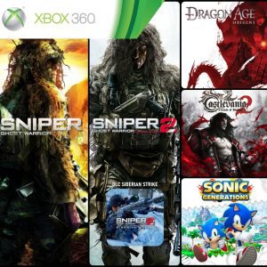 Combo 5 Jogos - Licença Digital Xbox 360