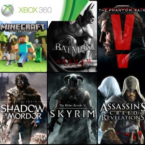 Combo 6 jogos - Midia Digital Xbox 360
