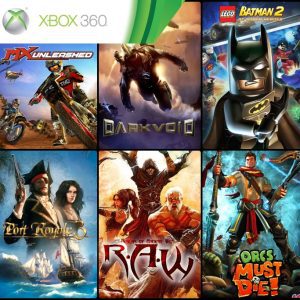 Combo 6 jogos - Licença Digital Xbox 360