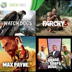 Combo 4 Jogos - Midia Digital Xbox 360